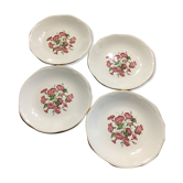 4 old flat plates in Gien porcelain