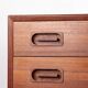 Large double chest of drawers, Danish in teak, 8 drawers, by Dyrlund 1960.