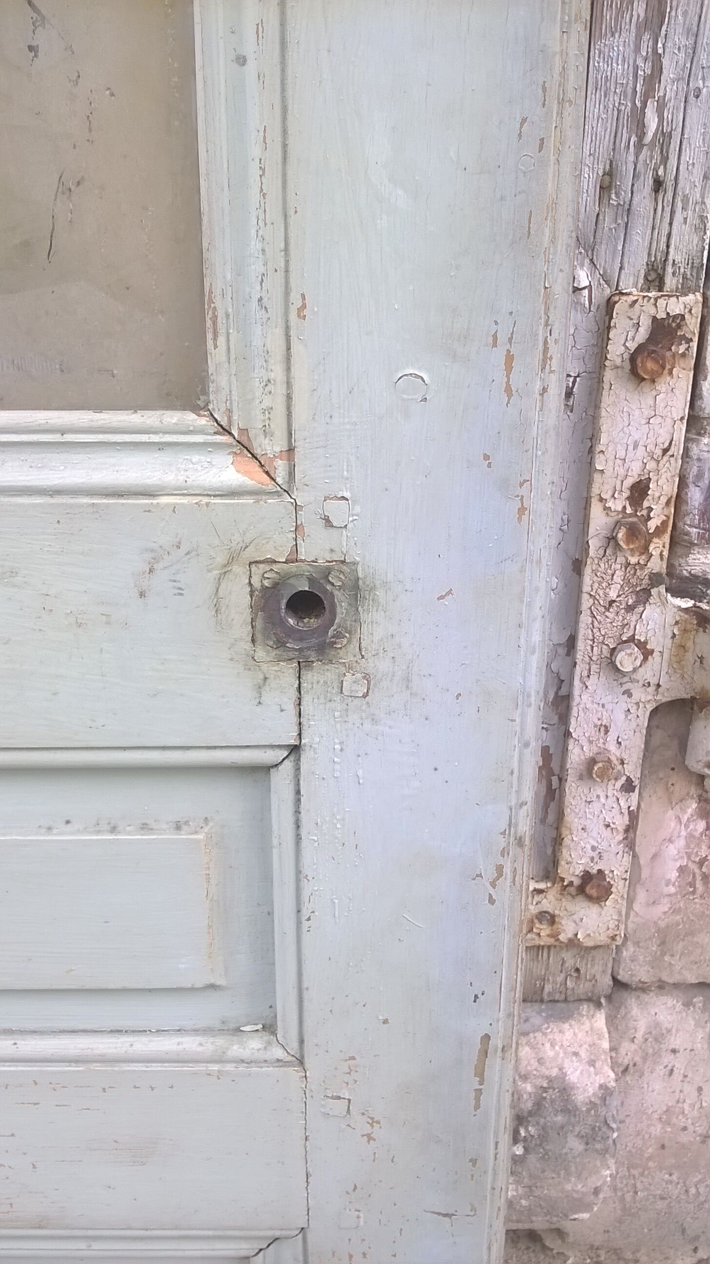 Old glass interior door mint