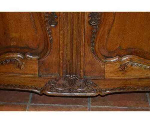 bahut 2 portes 18 ème en chêne