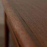 Table basse en teck danois par Grete Jalk avec cadre à lattes, années 1960.