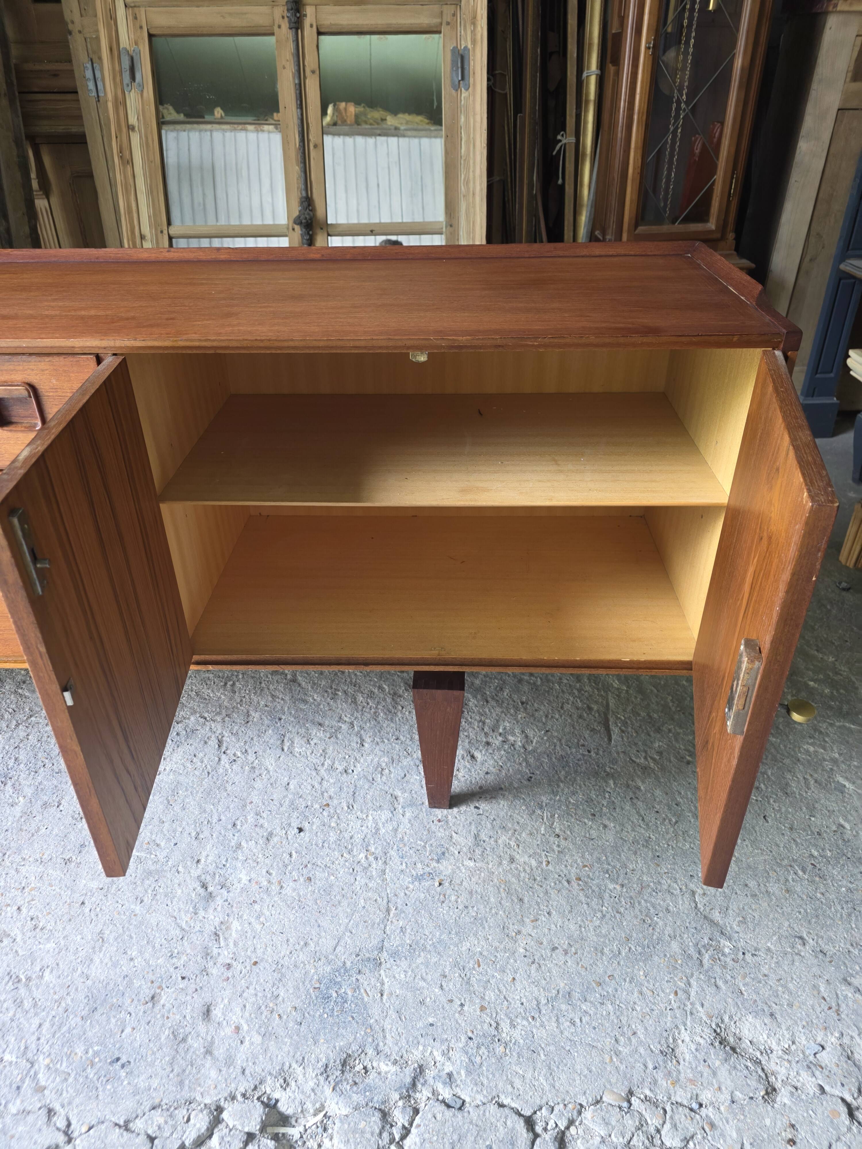 Scandinavian teak sideboard from the 1960s.