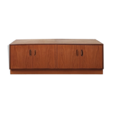 Vtg Mid Century G Plan Fresco Teak Sideboard Danish Media Vinyl Storage Retro