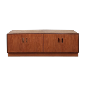 Vtg Mid Century G Plan Fresco Teak Sideboard Danish Media Vinyl Storage Retro