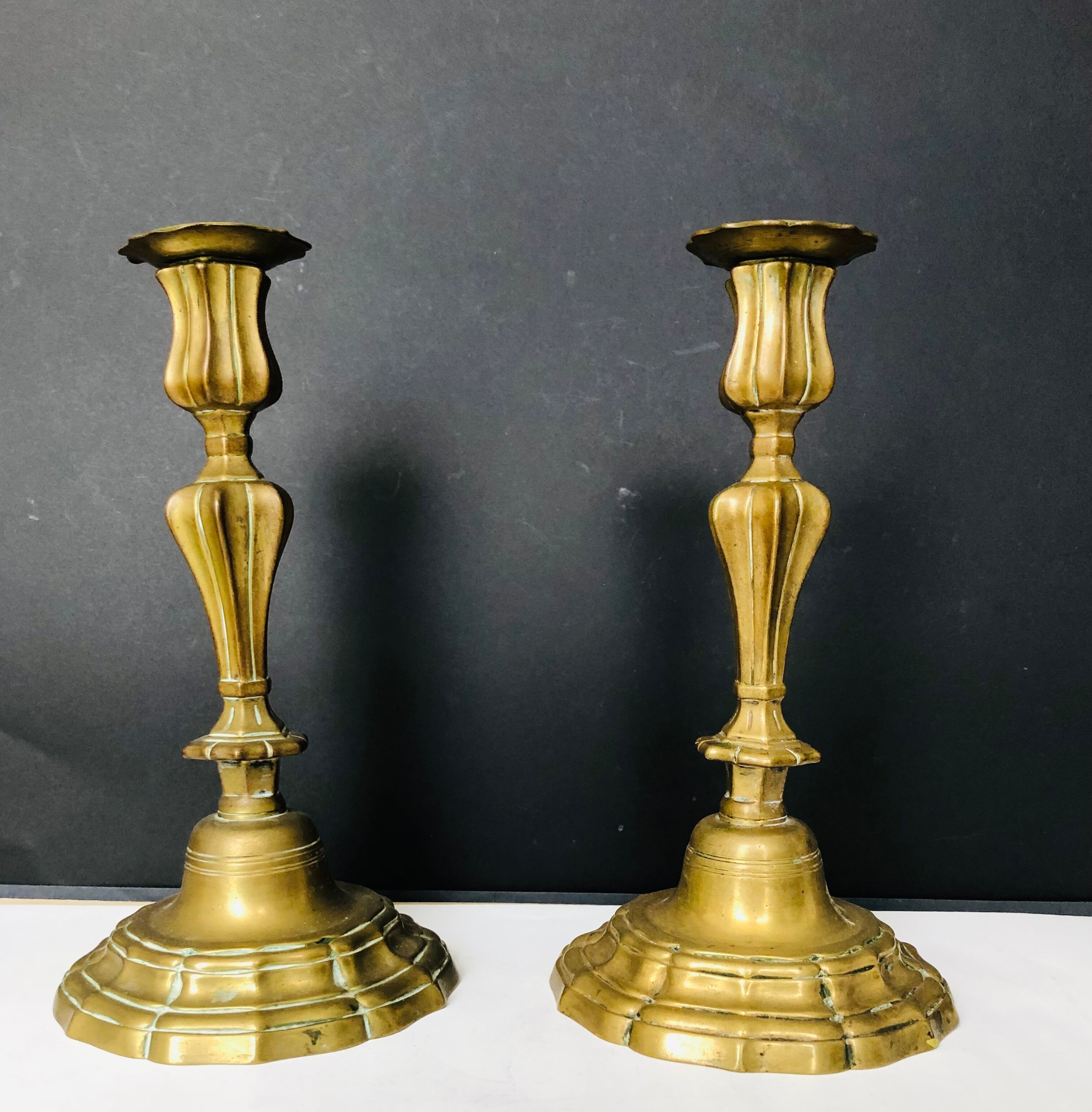 Pair of torches or candlesticks