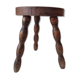 Wood tripod stool
