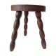 Wood tripod stool