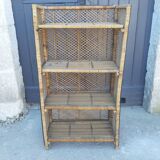 Etagere rotin ancienne