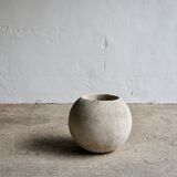 Spherical concrete planter