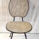 Vintage metal and leatherette chair - 1950s