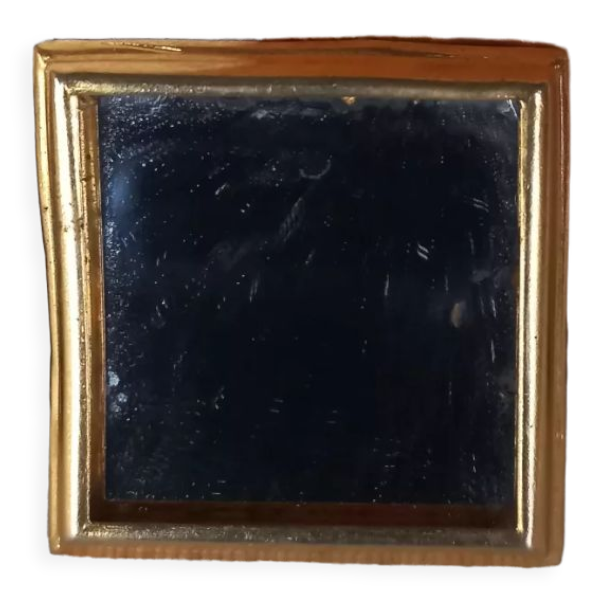 Miroir doré 3,5x3,5cm