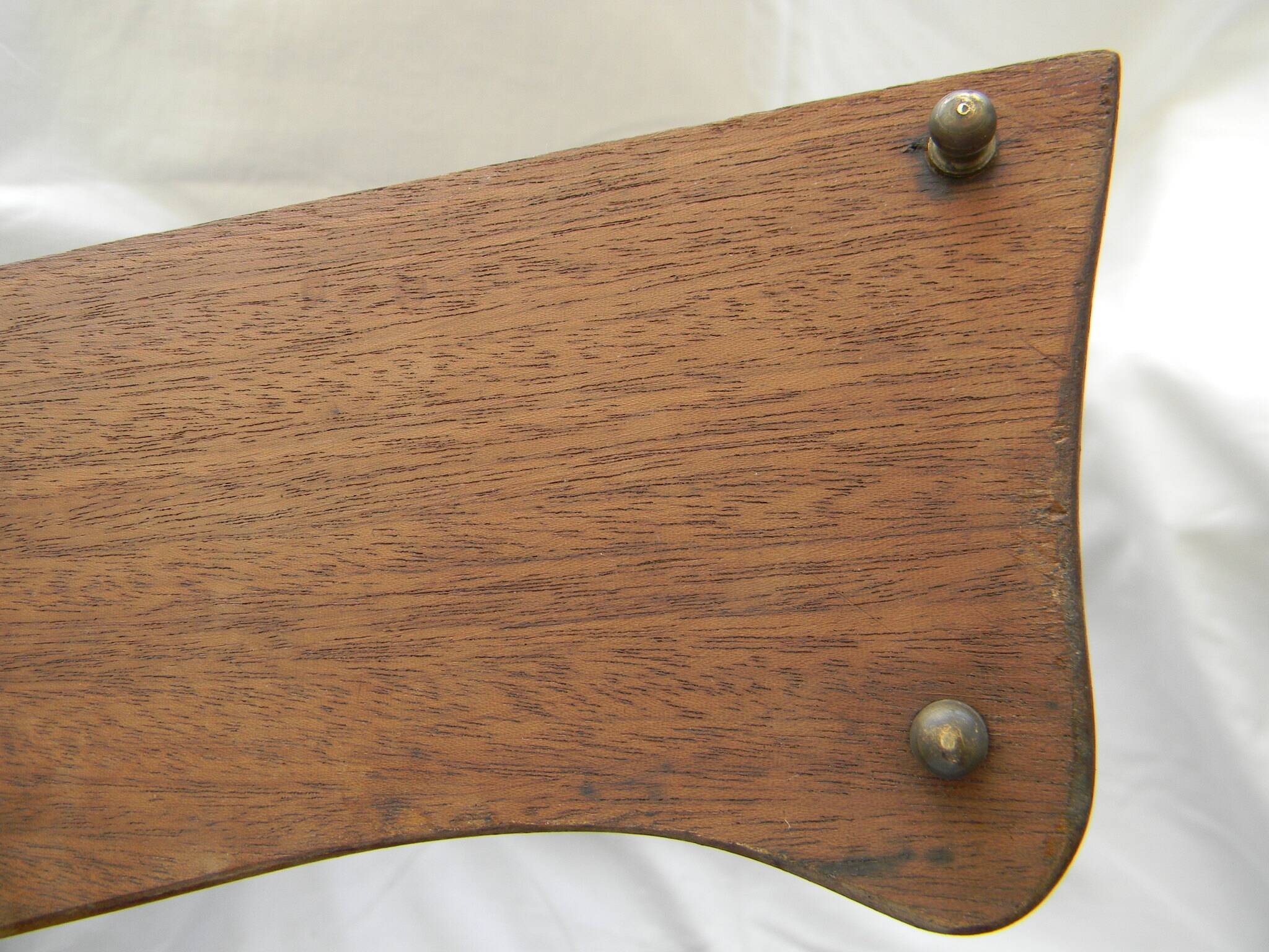 Antique mahogany shelf, 19th century.
