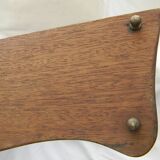 Antique mahogany shelf, 19th century.