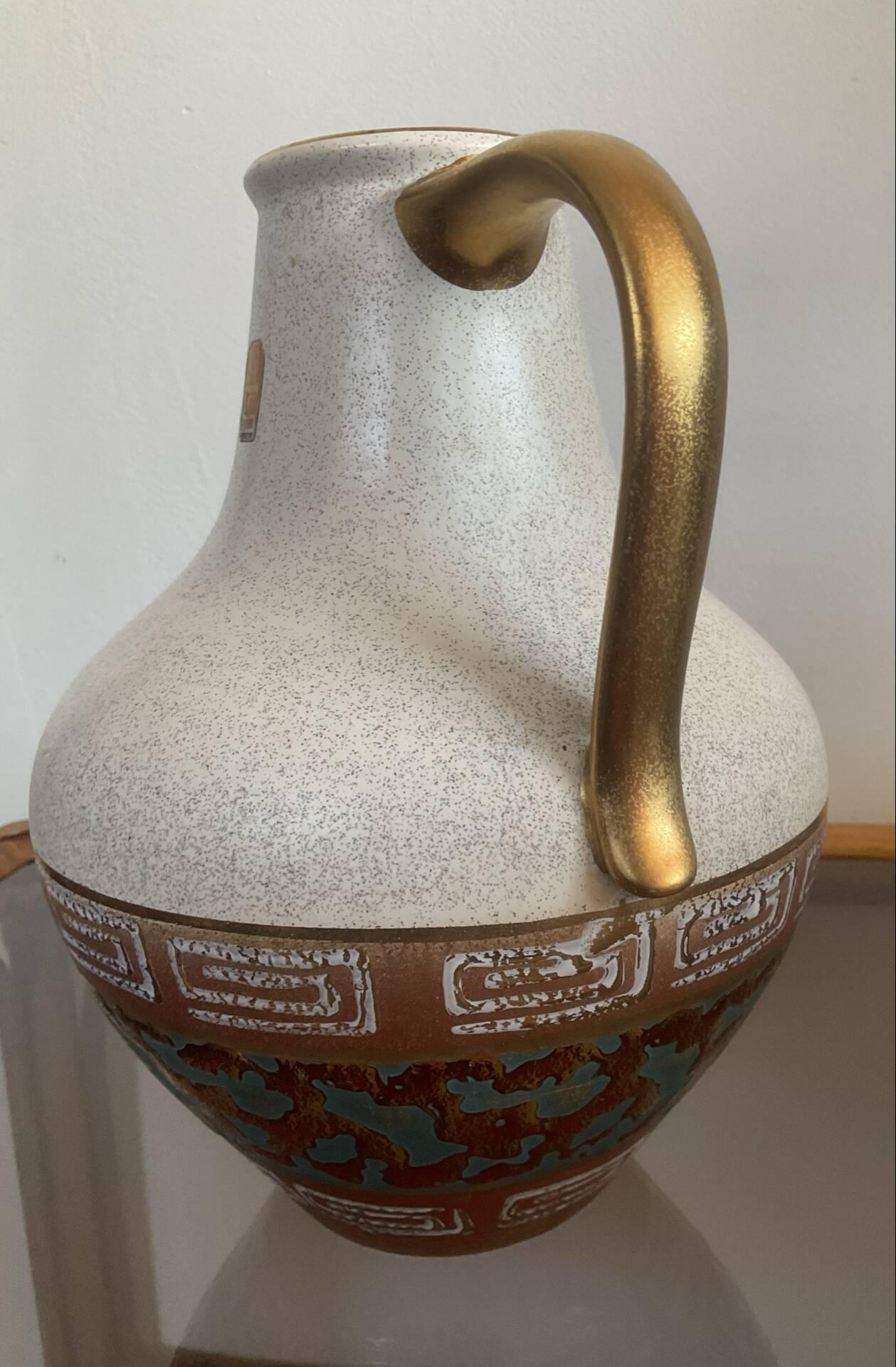 Vintage vase HÖHR ceramics Germany from the 50s-60s.