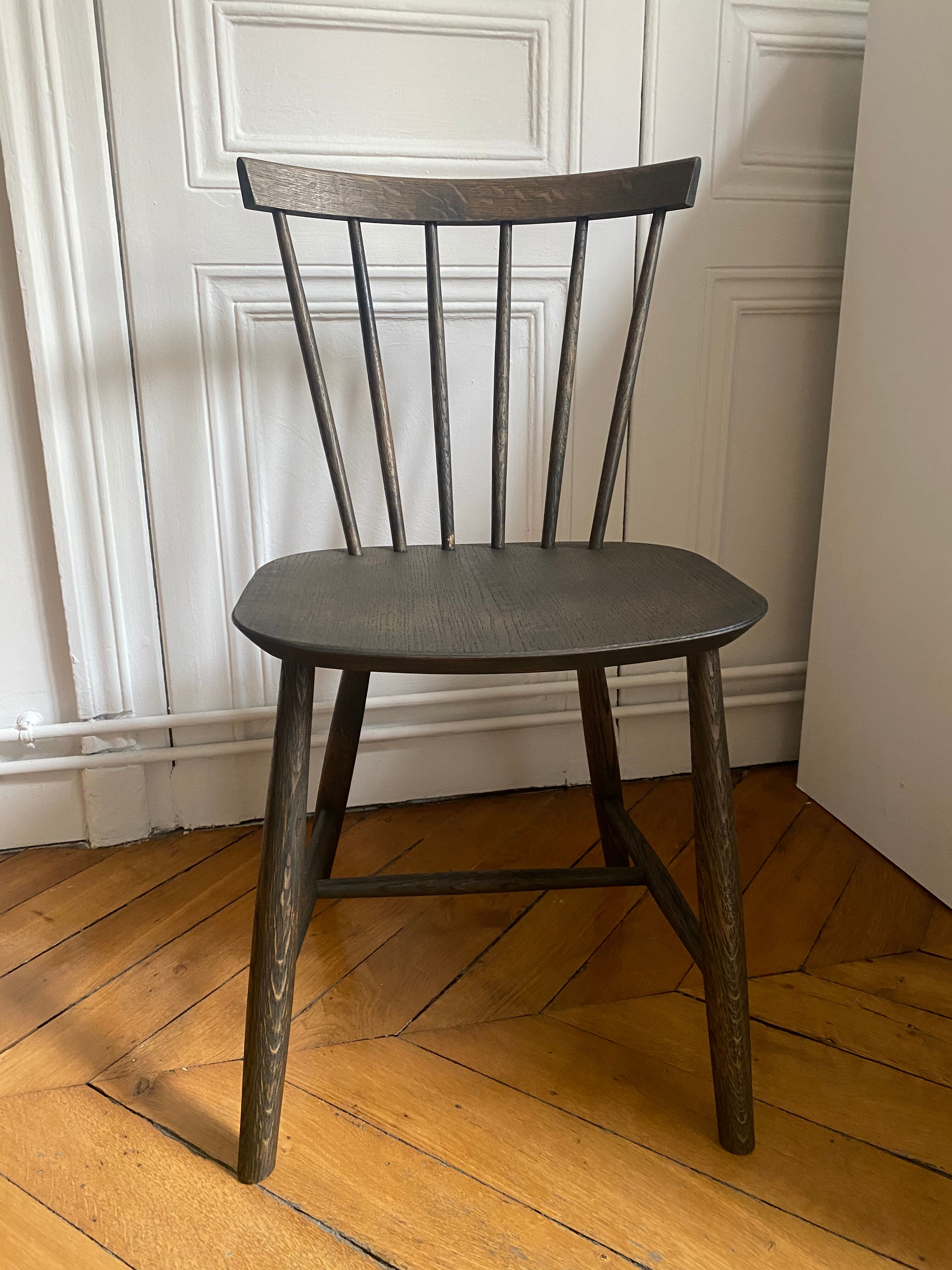 Chair J46 FDB Mobler in smoked oak