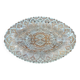 Vintage glass aperitif plate France