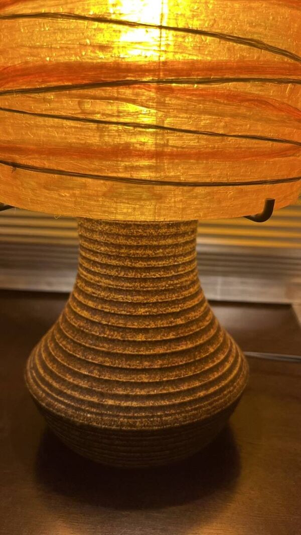 Lampe vintage en céramique Accolay