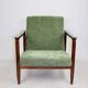 Green Olive GFM-142 Armchair by Edmund Homa, 1970s