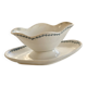 Old Saint-Amand ironstone sauce boat model 4022 - Blue floral rim
