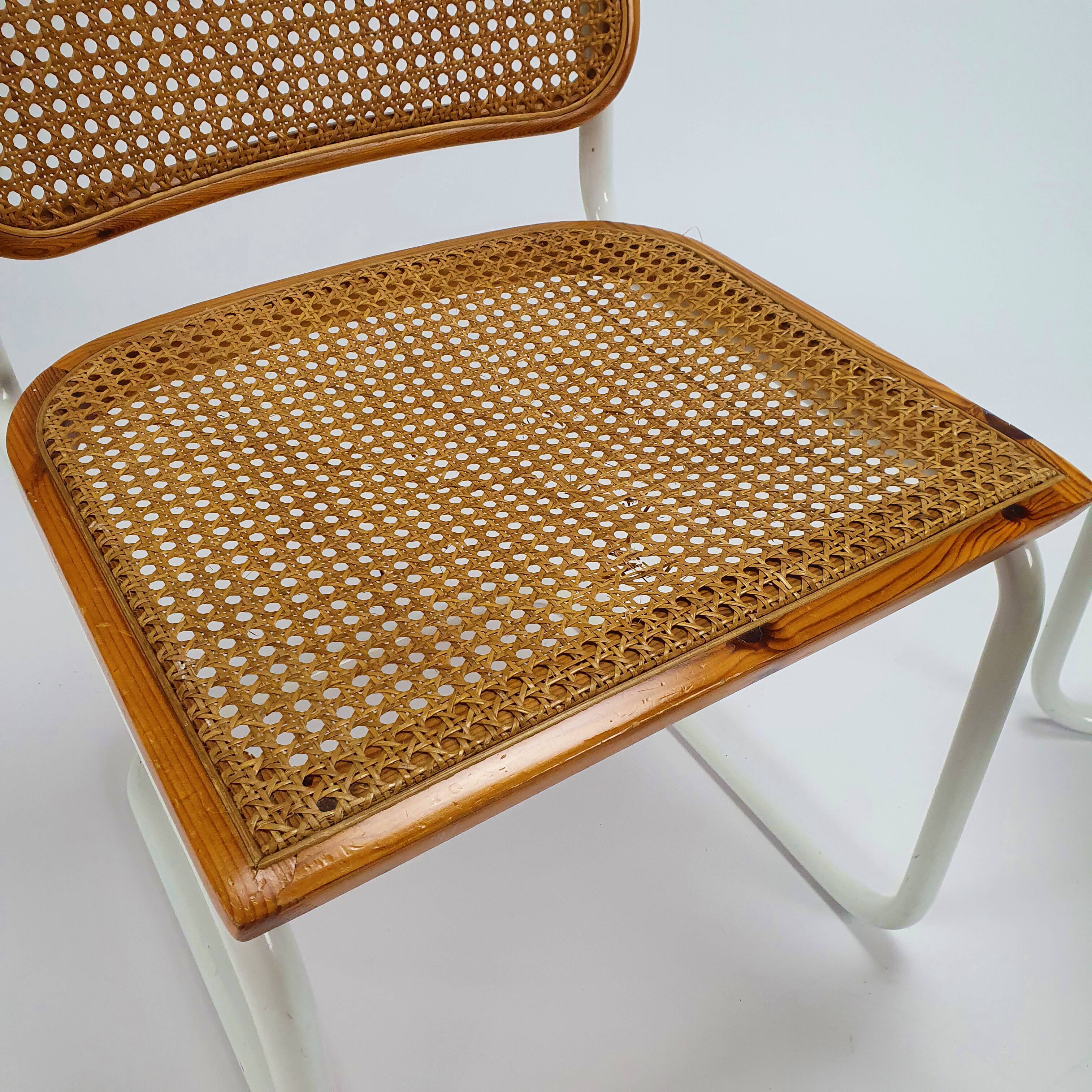 2  chairs Cesca by Marcel Breuer, italy, 1970s