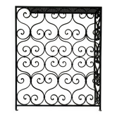 Radiator cover, black cast iron casing