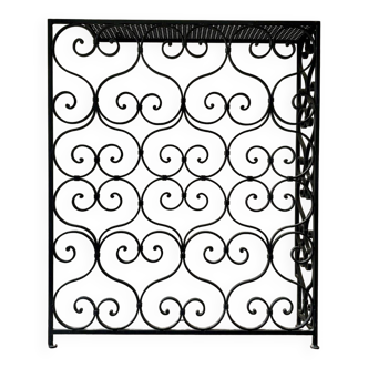 Radiator cover, black cast iron formwork