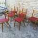Six chaises vintage