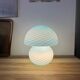 Mushroom lamp whirlpool blue Murano glass