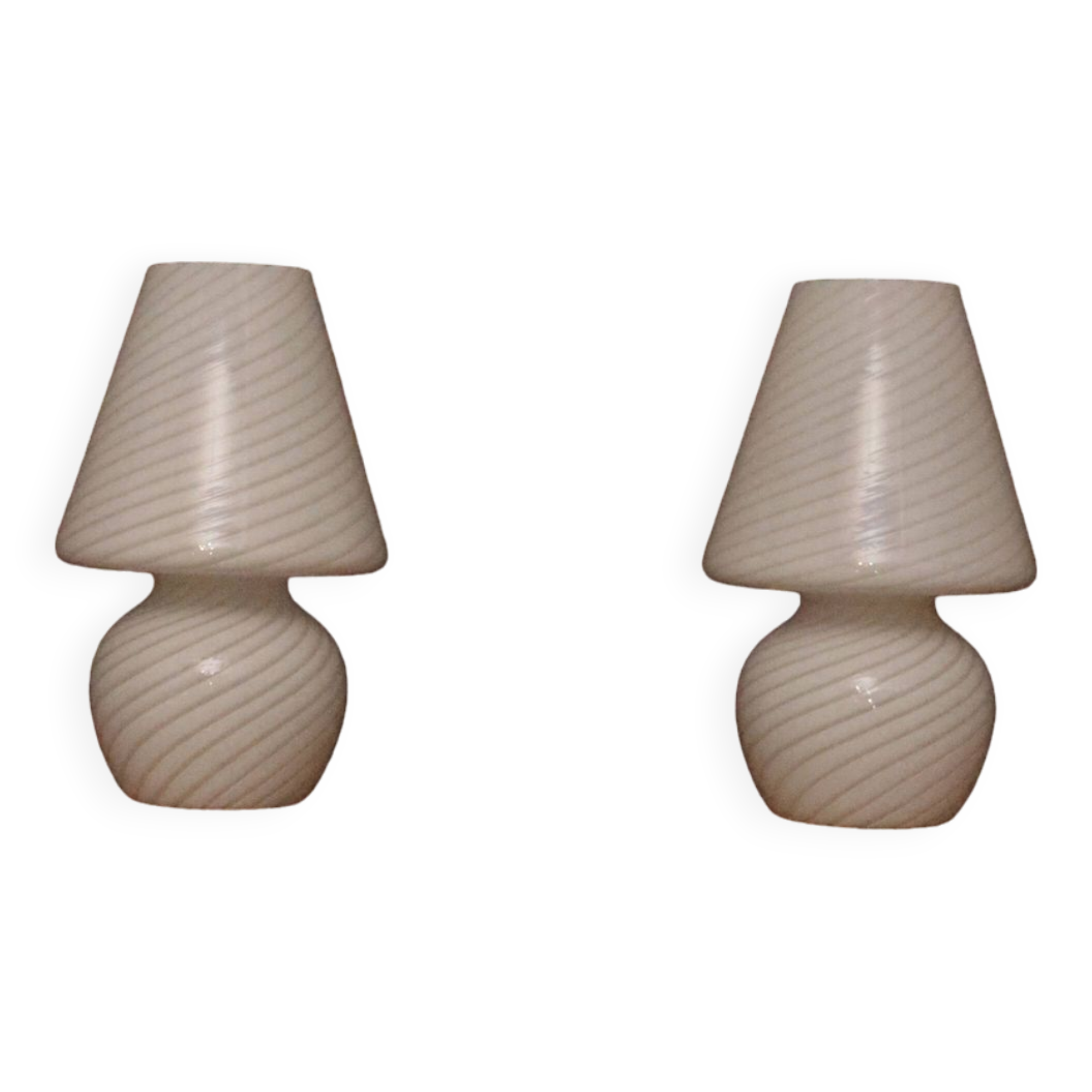 Pair of Lamps signed Murano
