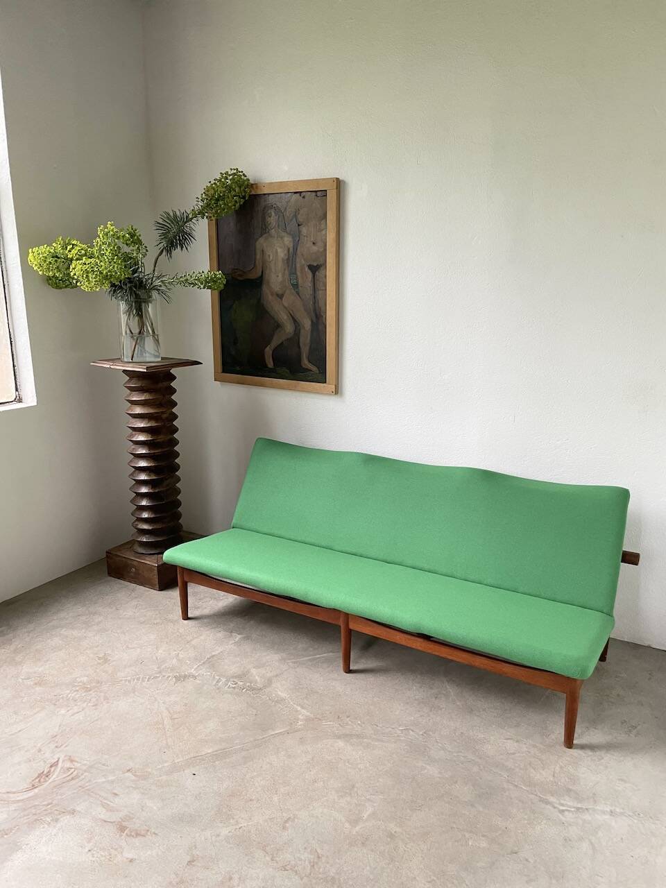 Finn Juhl three-seater bench “Japan” model France & Son