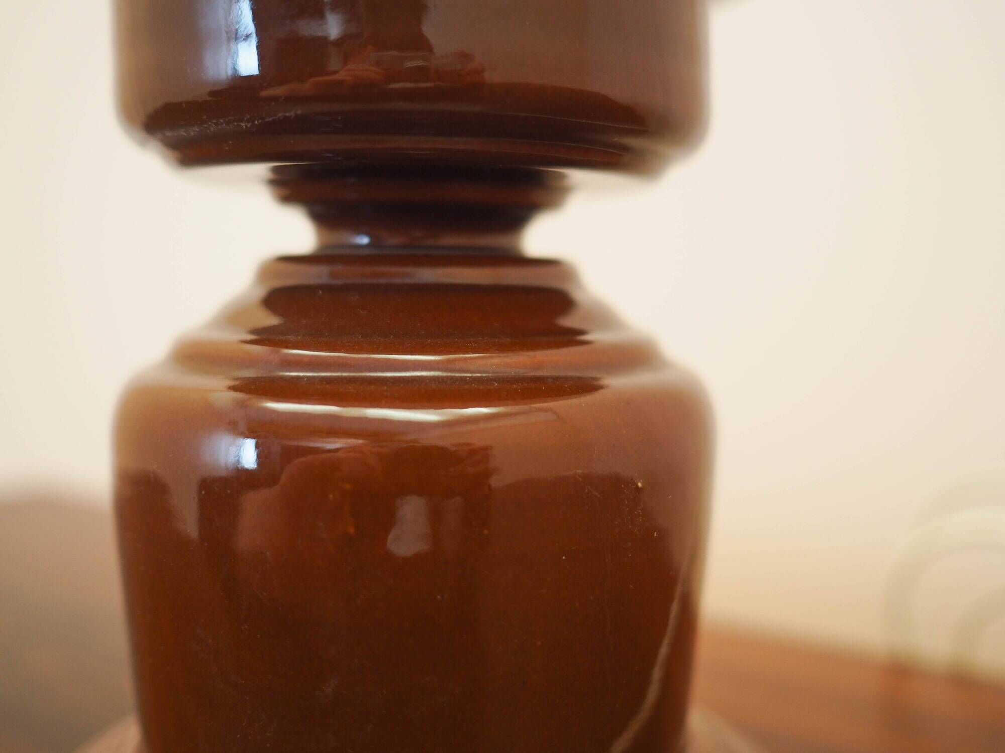 Ceramic lamp, polish design, 1977, manufactured by dzpe polam mysłakowice
