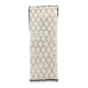 Long tapis berbere couloir beni ourain en laine 110x310 cm