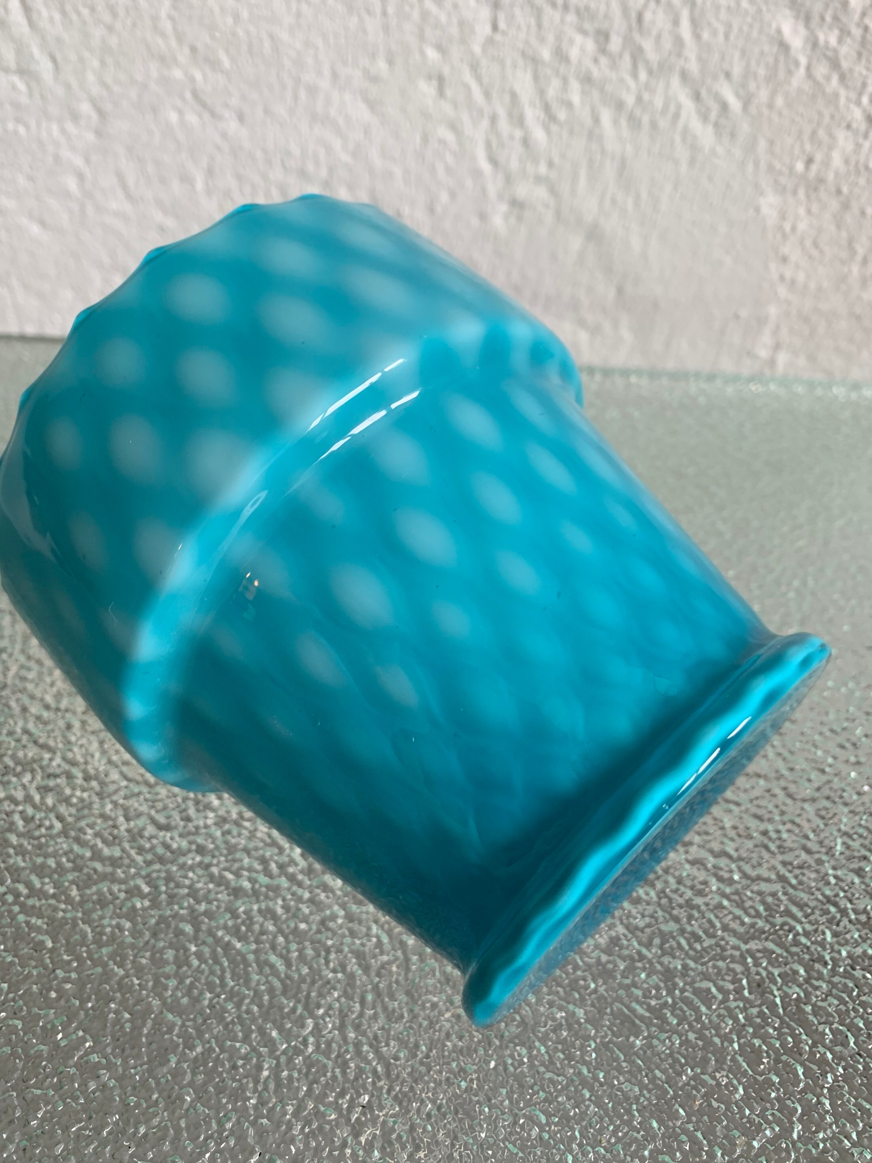 Vintage opaline opaline vase cache-pot