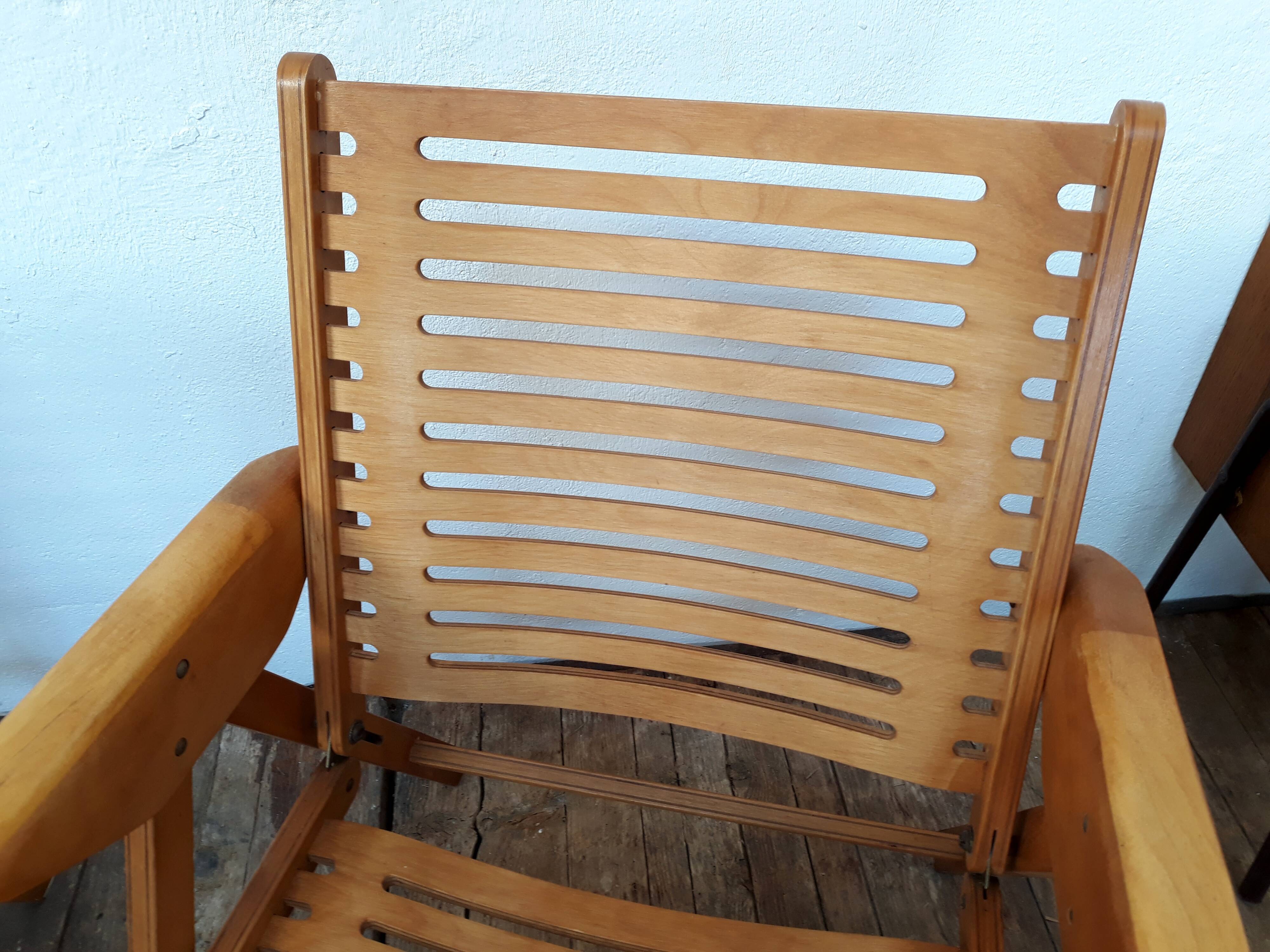 2 folding chairs vintage Rex lounge by Niko Kralj design