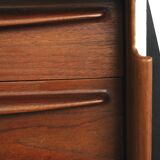 Norwegian teak vintage sideboard with pattern 1960 s