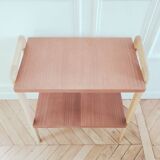 Renovated vintage Scandinavian style modernist shelf, 1960s.