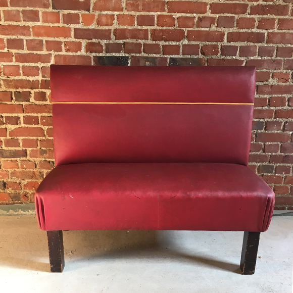 Bistro bench and hat holder old 1940