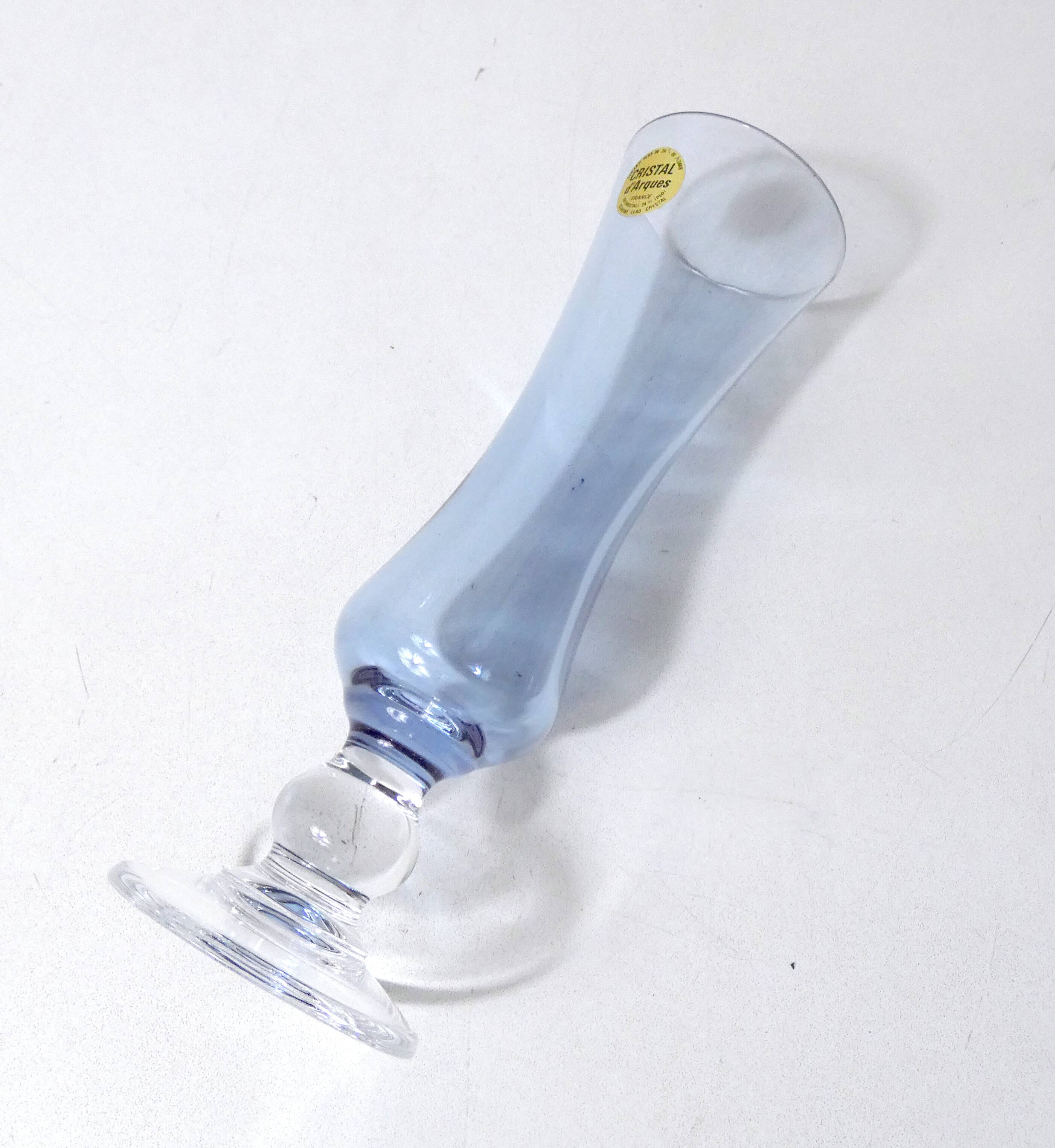 Vintage French Crystal Soliphlore Baluster Vase, Very Good Condition