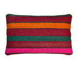 Vintage turkish kilim cushion cover, 30 x 50 cm