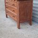 Oak chest of drawers