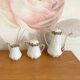 Coffee service in porcelain vignaud limoges - 1950
