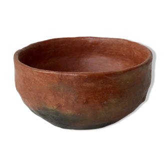 Plat en poterie berbère vintage années 50