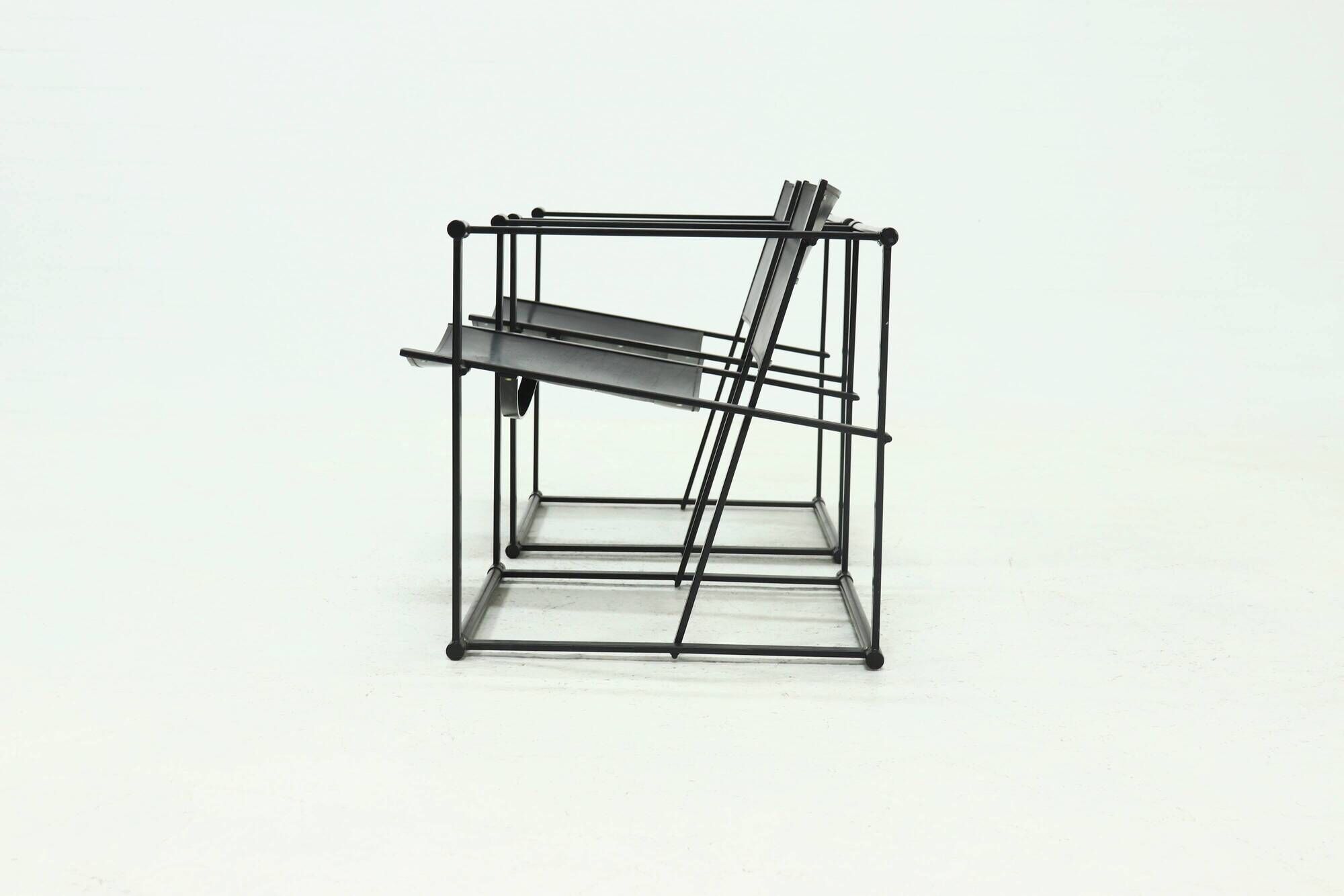 Set of 2 Lounge Chairs Model FM60 by Radboud van Beekum for Pastoe 1980s