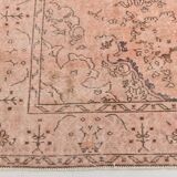 7x10 Dusty Pink Vintage Persian Rug, 199x303 Cm