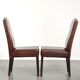 Beautiful and comfortable set of 6 sheepskin dining chairs in English style