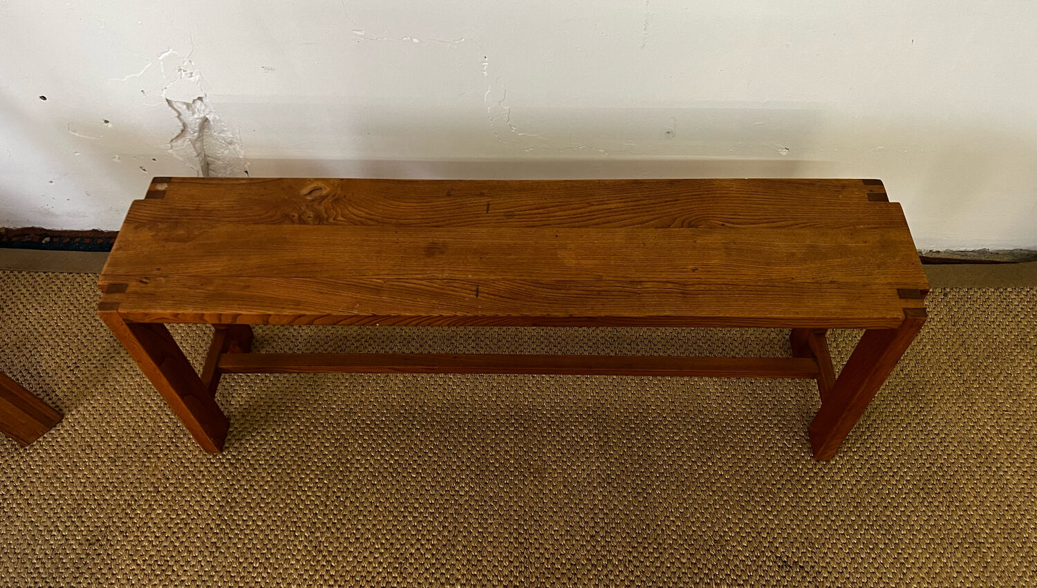 Chair and bench in solid wood