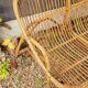 Rattan bench