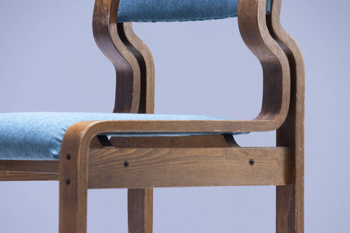 Set of 4 Dining Chairs, Ludvík Volák, 1970s-1980s, Czechoslovakia