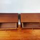 Paire de tables de chevet vintage 1960 inspiration scandinave