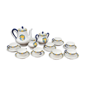 Service à café en porcelaine de Limoges B&C – modèle « La Maîtrise »